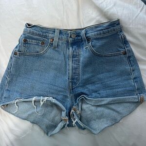 Levi’s Light Blue Jean Shorts